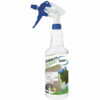 SANY+ Disinfectant - For Multipurpose - Ready-To-Use - 33.8 fl oz (1.1 quart) - 12 / Case - Deodorize, Refillable, Non-porous