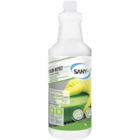 SANY+ Disinfectant - For General Purpose, Multipurpose - Ready-To-Use - 33.8 fl oz (1.1 quart) - Unbleached, Residue-free, Dye-free, Fragrance-free