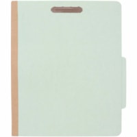 Grand & Toy Classification Folder 8-1/2 x 11 Green - Letter Size (8-1/2" x 11"), Pack of 5