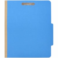 Grand & Toy Classification Folder 8-1/2 x 11 Blue - Letter Size (8-1/2" x 11"), Pack of 5