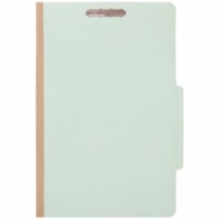 Grand & Toy Classification Folder 8-1/2 x 14 Green - Legal Size (8-1/2" x 14"), Pack of 5