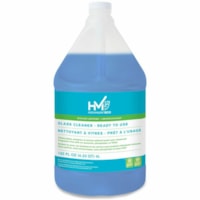 Highmark Glass Cleaner - Ready-to-use 4L - For Glass, Window, Mirror, Hard Surface, Tabletop, Office, Furniture, Chrome, Stainless Steel, Surface - Ready-To-Use - Liquid - 135.3 fl oz (4.2 quart) - WidthStreak-free - Blue