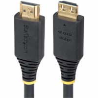 StarTech.com 10ft (3m) High Speed HDMI Cable with Gripping Connectors, 4K 60Hz/1440p 144Hz, 18Gbps, UHD HDMI 2.0 Cord, TPE Jacket - High Speed HDMI Cable w/gripping connectors to minimize accidental disconnection; Supports 4K 60Hz w/HDR10/HDCP/ARC; Connector markings for quick visual identification;