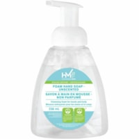 Highmark Foam Hand Soap - Unscented - 236 ml - 7.98 fl oz (236 mL) - Grease Remover, Oil Remover, Residue Remover - Hand, Body - Clear - Phosphate-free, Biodegradable, Unscented, Recyclable, Dye-free, NPE-free - 1 Unit