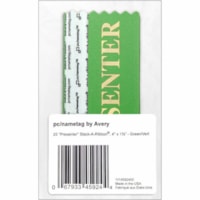 Avery Presenter Stack-A-Ribbon - Green - Acetate Satin - 25 Pack