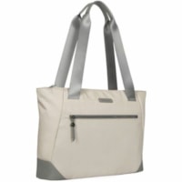 Targus Avila TBA00113GL Carrying Case (Tote) for 15" to 16" Notebook - French Oak - Water Resistant - Vegan Leather, Fabric Body - Handle, Trolley Strap, Shoulder Strap - 11.42" (290.07 mm) Height x 3.94" (100.08 mm) Width x 17.52" (445.01 mm) Depth - 13 L Volume Capacity