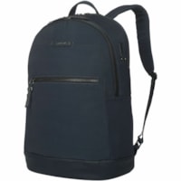 Targus - Étui de transport Avila TBB65002GL (Sac à dos) pour 15 po à 16 po Ordinateur Portable - Bleu - Étanche - Cuir vegan, Tissu Corps - Bandoulière, Poignée, Courroie de chariot - hauteur de 18,30 po (464,82 mm) x largeur de 5,11 po (129,79 mm) x profondeur de 11,81 po (2