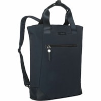 Targus Ávila TBB65102GL Carrying Case (Backpack/Tote) for 15" to 16" Notebook - Blue, French Oak - Water Resistant - Fabric, Vegan Leather Body - Shoulder Strap, Handle, Trolley Strap - 15.57" (395.48 mm) Height x 4.32" (109.73 mm) Width x 13.77" (349.76 mm) Depth - 12.50 L Volume Capacity