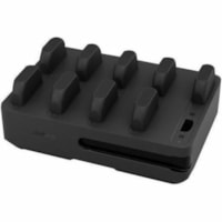 Jabra Perform 75 10-Bay Charging Station - 1 / Pack - For Headset - 3 Hour Charging - 12 V DC Output - 10 - Proprietary Battery Size - Power Indicator, Battery Level Indicator