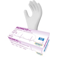 Grand & Toy VE2 Vinyl Examination Glove (4 mil) - 4 mil (0.10 mm) Thickness - Small Size - For Right/Left Hand - Clear - Latex-free, Flexible, Comfortable, Durable - For Food, General Purpose, Healthcare Working - 100 / Box