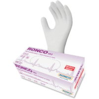 Grand & Toy VE2 Vinyl Powder Free Exam Gloves - 4 mil (0.10 mm) Thickness - Medium Size - For Right/Left Hand - Clear - Latex-free, Comfortable, Durable - For Healthcare Working, Food, General Purpose, Cosmetology, Laboratory Application, Pharmaceutical, Dental, Hospitality, Medical - 100 / Box