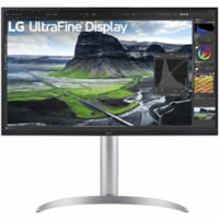 LG UltraFine 27UQ850V-W 27" (685.80 mm) Class 4K UHD LED Monitor - 16:9 - Textured Black - 27" (685.80 mm) Viewable - In-plane Switching (IPS) Black Technology - LED Backlight - 3840 x 2160 - 1.07 Billion Colors - FreeSync - 500 cd/m² - 5 ms - Speakers - HDMI - DisplayPort - USB Hub, KVM Switch