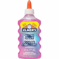 Elmer's Glitter Liquid Glue - Art Project, School, Home, Craft - Pink