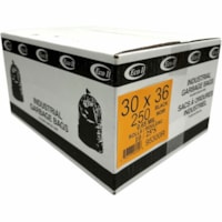 Sacs poubelles Eco II - Rouleaux de papier Eco II 30x36 0,65 MIL noir 10/25