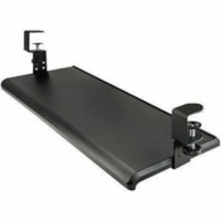 Aidata Desk Clamp Keyboard Tray - 5.5" (140 mm) Height x 27.6" (700 mm) Width x 12.2" (310 mm) Depth - Metal