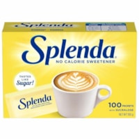 Splenda No Colorie Sweetener with Sucralose - Pack of 100