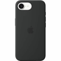 Apple iPhone 16e Silicone Case - Black - For Apple iPhone 16e Smartphone - Black - Silky, Soft-touch - Scratch Resistant, Drop Resistant - Silicone, MicroFiber