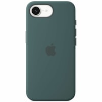 Apple iPhone 16e Silicone Case - Lake Green - For Apple iPhone 16e Smartphone - Lake Green - Silky, Soft-touch - Scratch Resistant, Drop Resistant - Silicone, MicroFiber