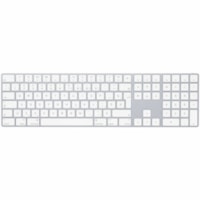 Apple Magic Keyboard with Numeric Keypad - French Canadian - Wireless Connectivity - Bluetooth - Multimedia Hot Key(s) - Mac OS X 10.12.4 Sierra, iOS 10.3 - French (Canada) - QWERTY Layout - MacBook Air, MacBook Pro, iMac, iPad Pro, iPad Air, iPad mini, iPad Air 2, iPad, Mac Studio, Mac mini, Mac Pr