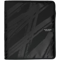 2" Zipper Binder - Five Star® 2" Zipper Binder, Black/Black
