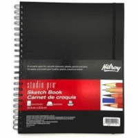 Hilroy - Studio Pro - 150 Pages - 114 g/m² Grammage - hauteur de 12 po (304,80 mm) x largeur de 9 po (228,60 mm) x longueur de 0,62 po (15,75 mm) - Cover Poly - Papier sans acide, Couverture durable, Perforé, Lisse, Amovible - 1 chaque