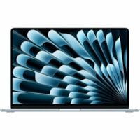 Apple MacBook Air MC7C4LL/A 15.3" Notebook - Apple M4 - 16 GB - 512 GB SSD - English (US) Keyboard - Sky Blue - Apple M4 Chip - 2880 x 1864 - macOS Sequoia - Apple - True Tone Technology, In-plane Switching (IPS) Technology, Liquid Retina Display - Front Camera/Webcam - 18 Hours Battery Run Time - I