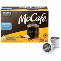 McCafé® K-Cup French Vanilla Medium Roast Coffee - Compatible with Keurig K-Cup Brewer - Medium - 3.7 oz (104 g) - 10 K-Cup - K-Cup - French Vanilla - 10 / Box