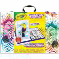 Crayola - Kit d'activités de peinture 48291 - Peinture, Peinture - Recommended For 4+ Ans - hauteur de 11,60 po (294,64 mm) x largeur de 2 po (50,80 mm) x longueur de 15,60 po (396,24 mm) - Blanc - Plastique - 4 / Étui