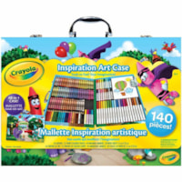 Crayola Inspiration Art Case - Drawing, Project, Art - Recommended For 4+ Year - 140 Piece(s) - 11.63" (295.40 mm) Height x 2.13" (54.10 mm) Width x 15.60" (396.24 mm) Length