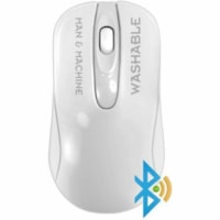 Man & Machine C Mouse Wireless - White - Optical - Wireless - Bluetooth/Radio Frequency - 2.40 GHz - Rechargeable - Hygienic White - USB - 1000 dpi - Scroll Wheel - 2 Button(s)