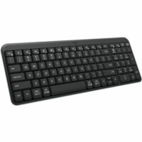 Logitech K250 Keyboard - Wireless Connectivity - Bluetooth - 32.81 ft (10000 mm) - On/Off Switch Hot Key(s) - Windows 10, Windows 11, Mac OS X 12.0 Monterey, ChromeOS, Linux, iPadOS 15, iOS 15, Android 12 - PC, Mac - Recycled Plastic - AAA Battery Size Supported - Graphite