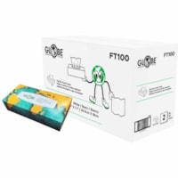 Globe Facial Tissue - Flat Box - 2 Ply - 7.10" (180.34 mm) Width x 8.10" (205.74 mm) Length - Virgin Fiber - 100/Box - 30 Pack