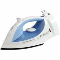 Hamilton Beach Mid-Size Nonstick Hospitality Iron With Retractable Cord, White - Automatic Shut Off - 1200 W - White