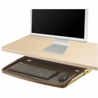 Kensington SmartFit Under-desk Comfort Keyboard Drawer - 13.5" (342.90 mm) Height x 25.9" (657.86 mm) Width - Black - High Impact Polystyrene (HIPS) - 1