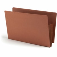 Pochette de classement TUFF Droit Onglet coupé format légal Recyclé Smead - 8 1/2 po (215,90 mm) x 14 po (355,60 mm) - 3 1/2 po (88,90 mm) Extension - Redrope - 30% Recyclé - 10 / boîte