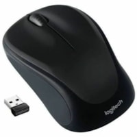 Lenovo Logitech M317 Wireless Mouse - Black - Optical - Wireless - 82.02 ft (25000 mm) - Radio Frequency - 2.40 GHz - Black - USB 2.0 Type A - 1000 dpi - Scroll Wheel - Symmetrical - AA Battery Supported - 1 Year Battery Run Time