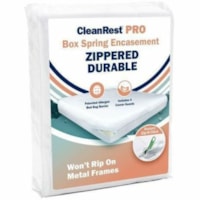 CleanRest PRO Box Spring Encasement, Twin, Case of 4 - 39"W x 75" L x 9"H, White, Case of 4