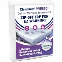 CleanRest Platinum Encasement, Twin XL, Case of 12 - 39"W x 80"L x 7-15"H, White, Case of 12