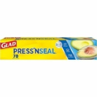 Glad Press'n Seal Cling Film - 12" (304.80 mm) Width x 71.10 ft (21671.28 mm) Length - Leak Proof, Airtight, BPA Free, Spill Resistant - Plastic Film