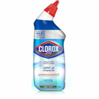 Clorox Toilet Cleaner Clinging Bleach Gel - For Toilet Bowl - Gel - 709 mL - Cool Wave Scent - Recommended For: Stain Remover, Germs Remover