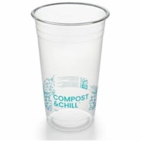 Eco Guardian Perfecta Cup - 591.47 mL - Clear - Polylactic Acid (PLA) - Cold Drink, Beverage, Cafe, Sauce - 1000 Cups/Case - 50 / Pack