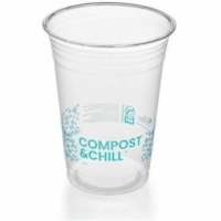 Eco Guardian Perfecta Cup - 473.18 mL - Clear - Polylactic Acid (PLA) - Cold Drink, Beverage, Cafe, Sauce - 1000 Cups/Case - 50 / Pack