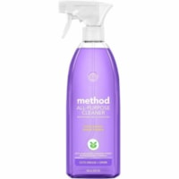 Method all-purpose cleaner - For Multipurpose, Multi Surface - Spray - 828 mL - French Lavender Scent - Recommended For: Grease Remover, Grime Remover - Cruelty-free Spray Bottle