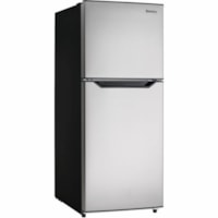 Danby - Réfrigérateur d'appartement à montage par le haut de 10,1 pi3 en acier inoxydabl - 286 L - No-Frost - Montage supérieur - Réversible - 120 V CA - 297 kWh par An - Acier inoxydable - Métal - Autoportant - 45 dB Bruit - LED Lumière