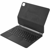 Adesso Portable Keyboard/Cover Case for 12.9" to 13" Apple iPad Pro 13 (2024) Tablet - English (US) Keyboard - Aluminum Body