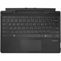 Adesso Portable Keyboard/Cover Case for 13" Microsoft Surface Pro 8, Surface Pro 9 Tablet - English (US) Keyboard - Aluminum Body