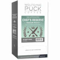 Wolfgang Puck Coffee, Chef's Reserve Decaf - Box of 18
