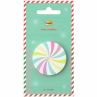 Post it(MC) feuillets &#xE0; motifs/d&#xE9;coup&#xE9;s en forme - 50 - Bonbon - 50 Feuilles par bloc - Die-cut, Pr&#xE9;-imprim&#xE9; - 1 emballage