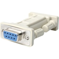 StarTech.com DB9 RS232 Serial Null Modem Adapter - F/F - Cost-effective way of converting a straight through cable into a null modem cable