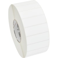 Zebra Label Paper 3 x 1in Direct Thermal Zebra Z-Perform 2000D 3 in core - 3" Width x 1" Length - Permanent Adhesive - Direct Thermal - White - Paper, Acrylic - 5500 / Roll - Perforated - 6 / Roll